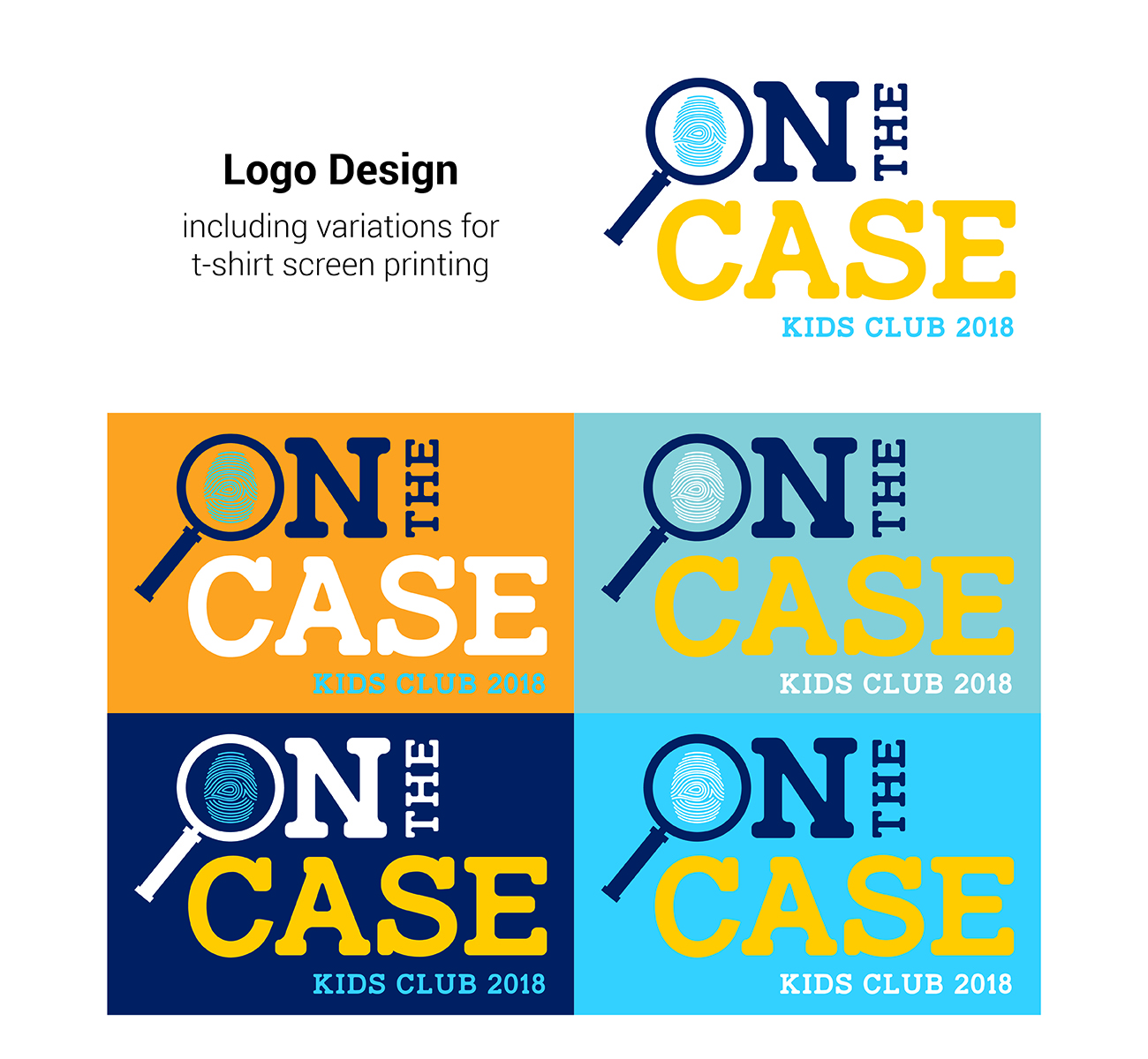 On The Case logo variations
